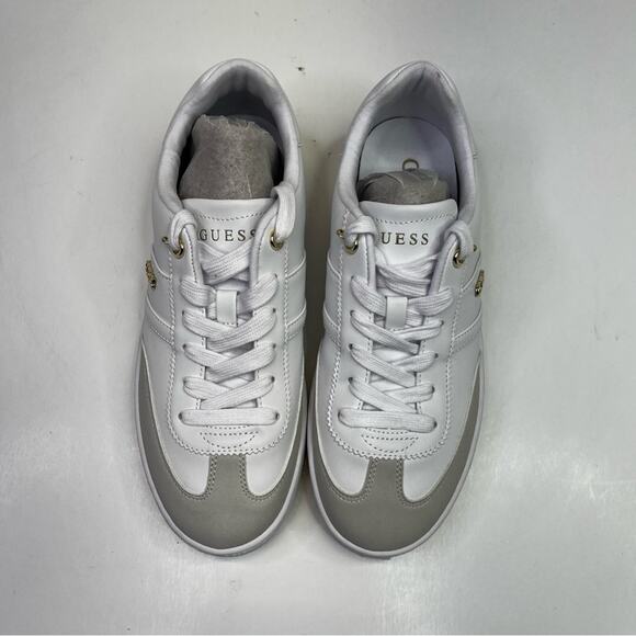 GUESS Naoko Charm Lace Up Court sneakers white - 8 - Picture 5 of 12